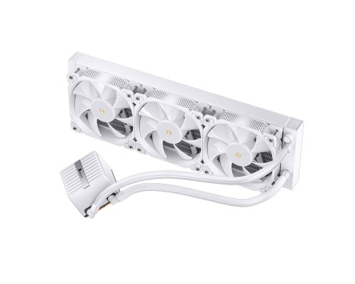 Комплект водяного охлаждения JONSBO HXW-360 ARGB White LGA 2011/1700/1200/115X/AM4 (4шт/кор,TDP 300W, ARGB FAN and PUMP, PWM, TRIPLE FAN 120mm, белый) RET