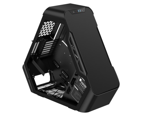 Корпус JONSBO TR03-A Black без БП, боковые панели из закаленного стекла, mini-ITX, micro-ATX, ATX, черный