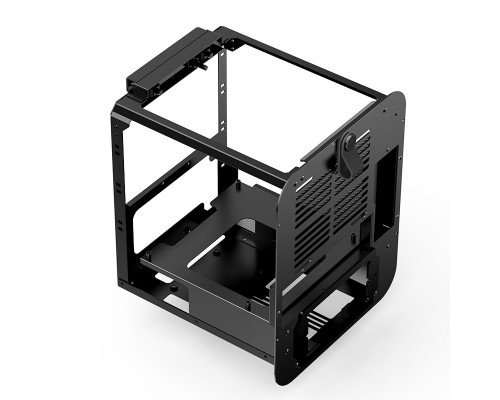 Корпус JONSBO Jonsplus BO100 Black без БП, SFX, передняя панель из закаленного стекла, mini-ITX, черный