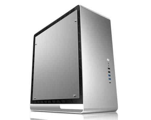 Корпус JONSBO UMX6-A Silver без БП, mini-ITX, micro-ATX, ATX, серебристый