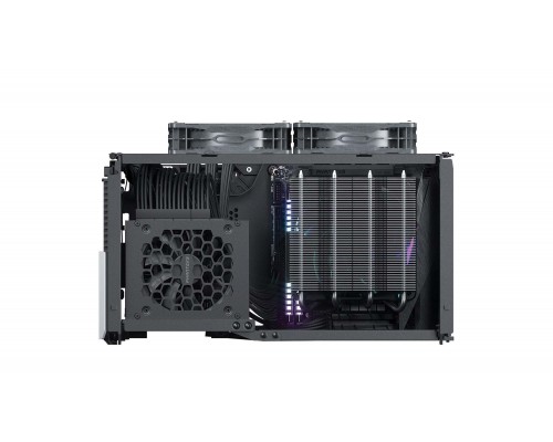 Корпус PHANTEKS Evolv Shift XT Satin Black / ARGB Lighting / Расширяемый ITX  корпус / PCI-E 4.0x16 /  PH-ES121XT_DBK01_RU