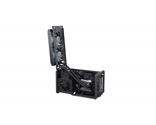 Корпус PHANTEKS Evolv Shift XT Satin Black / ARGB Lighting / Расширяемый ITX  корпус / PCI-E 4.0x16 /  PH-ES121XT_DBK01_RU