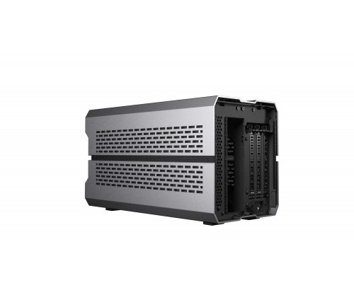 Корпус PHANTEKS Evolv Shift XT Silver / ARGB Lighting / Расширяемый ITX  корпус / PCI-E 4.0x16 /  PH-ES121XT_DGS01_RU