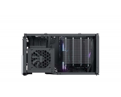 Корпус PHANTEKS Evolv Shift XT Silver / ARGB Lighting / Расширяемый ITX  корпус / PCI-E 4.0x16 /  PH-ES121XT_DGS01_RU