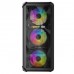 Корпус Powercase Mistral Edge, Tempered Glass, 4x 120mm 5-color fan, чёрный, ATX  (CMIEB-L4)