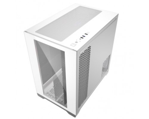 Корпус Powercase Vision White, Tempered Glass, 4х 120mm 5-color fan, белый, ATX  (CVWA-L4)