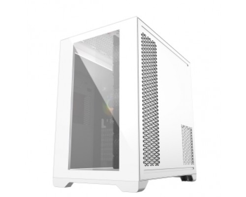 Корпус Powercase Vision White, Tempered Glass, 4х 120mm 5-color fan, белый, ATX  (CVWA-L4)