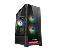 Корпус Cougar Duoface RGB, 2х140mm + 1x120mm ARGB Fan, ARGB Fan Hub, без БП, черный, ATX                                                                                                                                                                  
