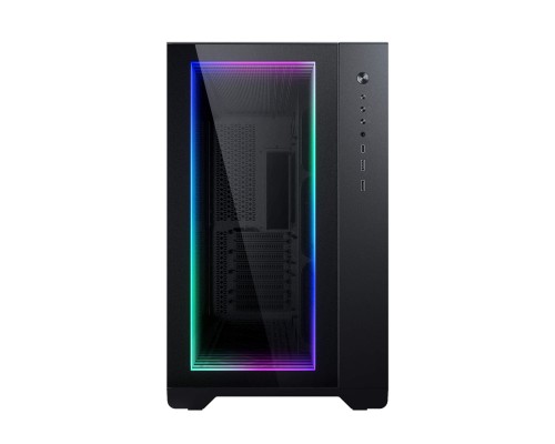 Корпус MagniumGear NEO Qube 2 Infinity Mirror, Black, Dual System, боковая и передняя панель Tempered Glass, Mid-Tower / MG-NE620QI_DBK02_RU