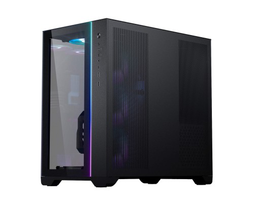 Корпус MagniumGear NEO Qube 2, Black, Dual System, ARGB Strip, боковая и передняя панель Tempered Glass, Mid-Tower / MG-NE620Q_DBK02_RU