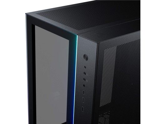 Корпус MagniumGear NEO Qube 2, Black, Dual System, ARGB Strip, боковая и передняя панель Tempered Glass, Mid-Tower / MG-NE620Q_DBK02_RU