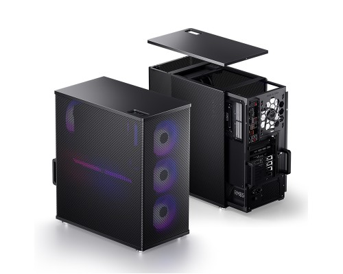 Корпус JONSBO VR4 Black без БП, mini-ITX, micro-ATX, ATX, черный