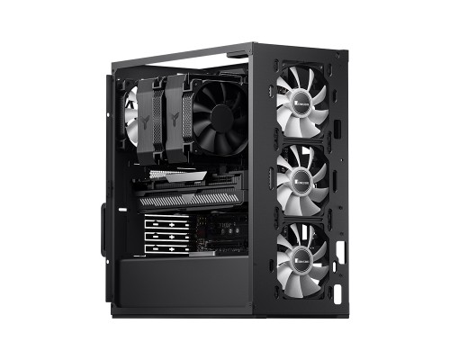 Корпус JONSBO VR4 Black без БП, mini-ITX, micro-ATX, ATX, черный