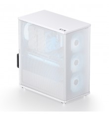 Корпус JONSBO VR4 White без БП, mini-ITX, micro-ATX, ATX, белый                                                                                                                                                                                           