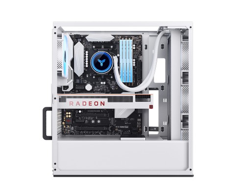 Корпус JONSBO VR4 White без БП, mini-ITX, micro-ATX, ATX, белый