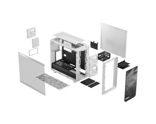 Корпус Fractal Design Meshify 2 Lite White TG Clear Tint / FD-C-MEL2A-04