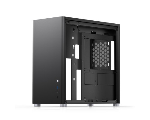 Корпус JONSBO D40 Black без БП, боковая панель из закаленного стекла, mini-ITX, micro-ATX, ATX, черный