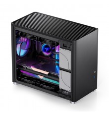 Корпус JONSBO D30 Black без БП, боковая панель из закаленного стекла, mini-ITX, micro-ATX, черный                                                                                                                                                         