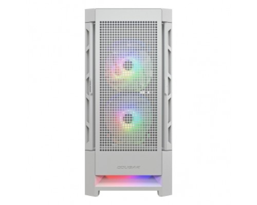 Корпус Cougar Airface RGB White, 2х140mm + 1x120mm ARGB Fan, ARGB Fan Hub, без БП, белый, ATX