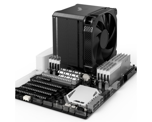 Кулер JONSBO HX6250 LGA2011/1700/1200/115X/AM4 (8шт/кор, TDP 250W, PWM, 140mm Black Fan, 6 тепловых трубок, медная база, 4-pin) Retail