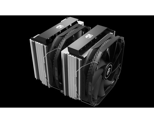 Кулер DEEPCOOL ASSASSIN III LGA20XX/1366/115X/AM4/AM3/+/AM2/+/FM2/+/FM1 (6шт/кор,TDP 280W, PWM, DUAL FAN 140mm, DUAL Heatsink, 7 Heatpipe, Copper Base) RET