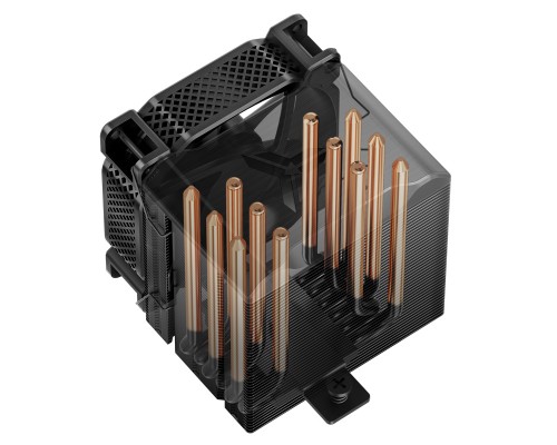 Кулер JONSBO HX6210 Black LGA2011/1700/1200/115X/AM4 (12шт/кор, TDP 210W, PWM, 92mm Black Fan, 6 тепловых трубок, медная база, 4-pin) Retail