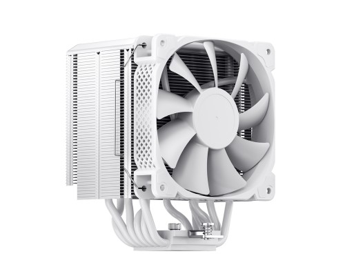 Кулер JONSBO HX6240 White LGA2011/1700/1200/115X/AM4 (12шт/кор, TDP 240W, PWM, 120mm Fan, 6 тепловых трубок, медная база, 4-pin, белый) Retail