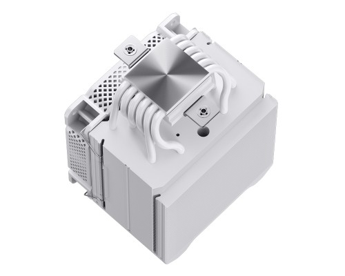 Кулер JONSBO HX6240 White LGA2011/1700/1200/115X/AM4 (12шт/кор, TDP 240W, PWM, 120mm Fan, 6 тепловых трубок, медная база, 4-pin, белый) Retail