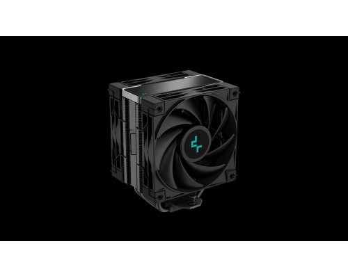 Кулер DEEPCOOL AK400 ZERO DARK PLUS LGA1700/1200/115X/AM5/AM4 (12шт/кор, TDP 260W, PWM, DUAL Fan 120mm, 4 тепл. трубки, черный) RET