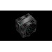 Кулер DEEPCOOL AK400 ZERO DARK PLUS LGA1700/1200/115X/AM5/AM4 (12шт/кор, TDP 260W, PWM, DUAL Fan 120mm, 4 тепл. трубки, черный) RET