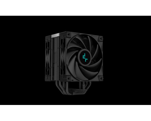 Кулер DEEPCOOL AK400 ZERO DARK PLUS LGA1700/1200/115X/AM5/AM4 (12шт/кор, TDP 260W, PWM, DUAL Fan 120mm, 4 тепл. трубки, черный) RET