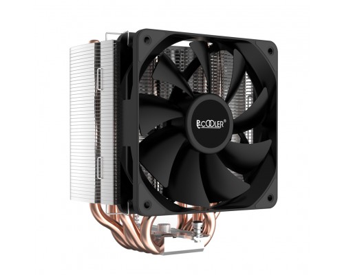 Кулер PCCooler GI-H58U V2 LGA2066/2011/1700/1366/115X/775/AM4/3/3+/AM2/2+/FM1/2/2+ (10 шт/кор, TDP 240W, 120mm PWM FAN, 5 тепловых трубок 8мм, 800-1800RPM, 26,5dBa)