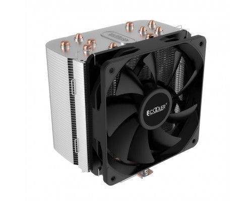 Кулер PCCooler GI-H58U V2 LGA2066/2011/1700/1366/115X/775/AM4/3/3+/AM2/2+/FM1/2/2+ (10 шт/кор, TDP 240W, 120mm PWM FAN, 5 тепловых трубок 8мм, 800-1800RPM, 26,5dBa)