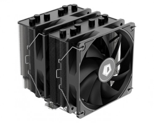 Кулер ID-COOLING SE-206-XT LGA20XX/1700/1200/115X/AM5/AM4 (8шт/кор, TDP 250W, PWM, черный, 6 тепл.трубок + медная база, 2 x FAN 120mm) RET