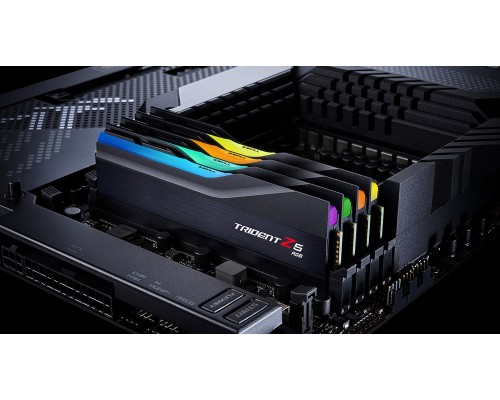 Модуль памяти DDR5 G.SKILL TRIDENT Z5 RGB 32GB (2x16GB) 6000MHz CL36 (36-36-36-96) 1.35V / F5-6000J3636F16GX2-TZ5RK / Black