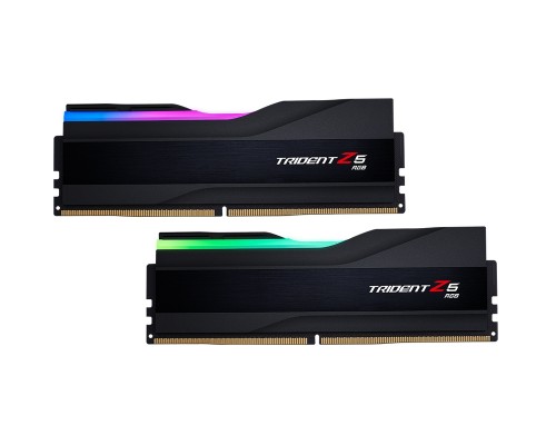 Модуль памяти DDR5 G.SKILL TRIDENT Z5 RGB 32GB (2x16GB) 6000MHz CL36 (36-36-36-96) 1.35V / F5-6000J3636F16GX2-TZ5RK / Black