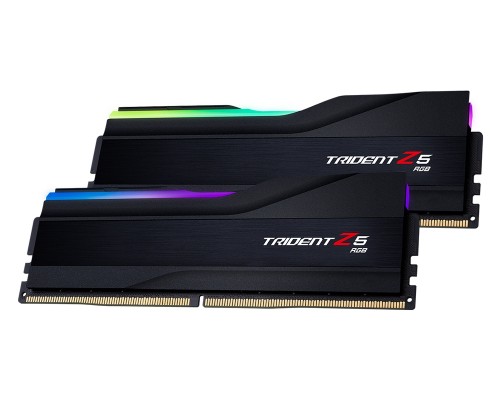 Модуль памяти DDR5 G.SKILL TRIDENT Z5 RGB 32GB (2x16GB) 6000MHz CL36 (36-36-36-96) 1.35V / F5-6000J3636F16GX2-TZ5RK / Black