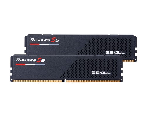 Модуль памяти DDR5 G.SKILL RIPJAWS S5 32GB (2x16GB) 5600MHz CL30 (30-36-36-89) 1.25V / F5-5600J3036D16GX2-RS5K / Black