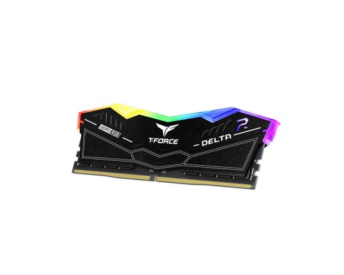 Модуль памяти DDR5 TEAMGROUP T-Force Delta RGB 32GB (2x16GB) 6400MHz CL40 (40-40-40-84) 1.35V / FF3D532G6400HC40BDC01 / Black