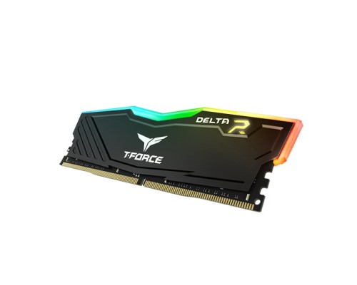 Модуль памяти DDR4 TEAMGROUP T-Force Delta RGB 32GB (2x16GB) 3600MHz CL18 (18-22-22-42) 1.35V / TF3D432G3600HC18JDC01 / Black