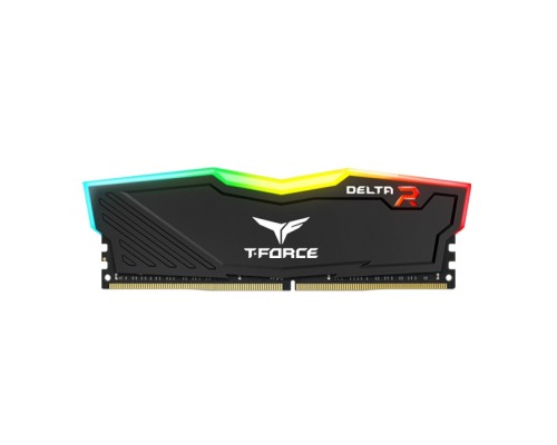 Модуль памяти DDR4 TEAMGROUP T-Force Delta RGB 32GB (2x16GB) 3600MHz CL18 (18-22-22-42) 1.35V / TF3D432G3600HC18JDC01 / Black