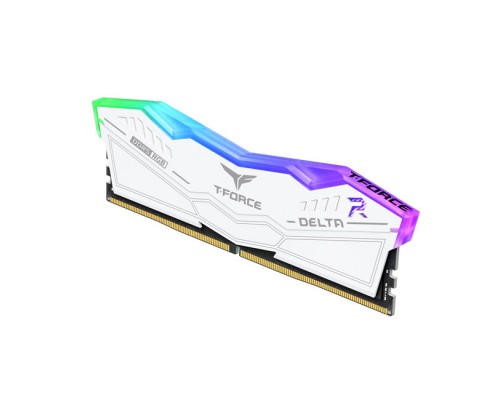 Модуль памяти DDR5 TEAMGROUP T-Force Delta RGB 32GB (2x16GB) 5600MHz CL36 (36-36-36-76) 1.2V / FF4D532G5600HC36BDC01 / White