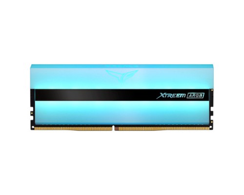 Модуль памяти DDR4 TEAMGROUP T-Force Xtreem ARGB 64GB (2x32GB) 3200MHz CL16 (16-18-18-38) 1.35V / TF13D464G3200HC16CDC01 / White