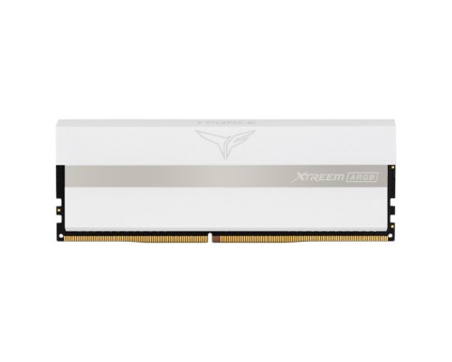 Модуль памяти DDR4 TEAMGROUP T-Force Xtreem ARGB 64GB (2x32GB) 3200MHz CL16 (16-18-18-38) 1.35V / TF13D464G3200HC16CDC01 / White