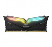 Модуль памяти DDR4 TEAMGROUP T-Force Night Hawk RGB 16GB (2x8GB) 3200MHz CL16 (16-18-18-38) 1.35V / TF14D416G3200HC16CDC01 / Black                                                                                                                        