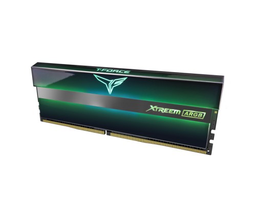 Модуль памяти DDR4 TEAMGROUP T-Force Xtreem ARGB 64GB (2x32GB) 3600MHz CL18 (18-22-22-42) 1.35V / TF10D464G3600HC18JDC01 / Black