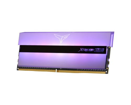 Модуль памяти DDR4 TEAMGROUP T-Force Xtreem ARGB 32GB (2x16GB) 3600MHz CL18 (18-22-22-42) 1.35V / TF13D432G3600HC18JDC01 / White