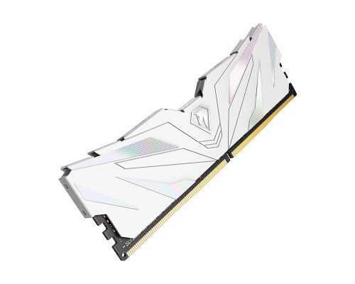 Модуль памяти DDR4 Netac Shadow II 8GB 3200MHz CL16 1.35V / NTSWD4P32SP-08W / White / with radiator