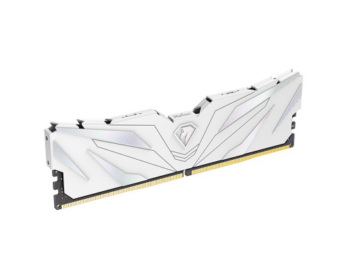 Модуль памяти DDR4 Netac Shadow II 8GB 3200MHz CL16 1.35V / NTSWD4P32SP-08W / White / with radiator