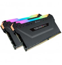 Модуль памяти DDR4 Corsair Vengeance RGB Pro 16Gb (2x8Gb) 3600MHz CL16 (16-19-19-36) 1.35V / CMW16GX4M2D3600C16 / Black                                                                                                                                   